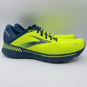 Brooks Adrenaline GTS 22 Glow Green Navy Road-Running Sneakers Men’s Size 14 Brooks | Shoes | Brooks Adrenaline Gts 22 Glow Green Navy  main image 2